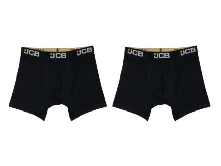 JCB boxershort man XL A-vormig kruis zwart 2 stuks 1