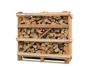 Woodcom brandhout mix ovendroog klein krat 1100dm³