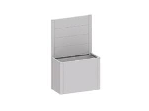 Biohort brise-vue pour bac potager Belvedere T. 100 91cm argent métallique