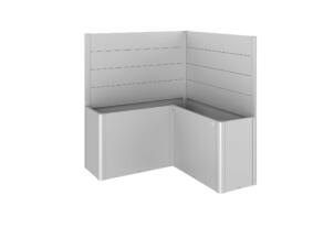 Biohort brise-vue pour bac potager L Belvedere T. L 150 91cm argent métallique 2 pièces