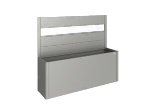 Biohort brise-vue verre acrylique pour bac potager Belvedere T. 200 91cm gris quartz métallique