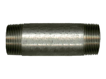 Saninstal buisnippel 3/4" 120mm verzinkt 1