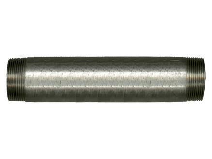 Saninstal buisnippel 4/4" 200mm verzinkt 1