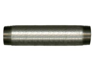 Saninstal buisnippel 4/4" 200mm verzinkt