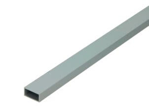 Arcansas buisprofiel rechthoekig 1m 20x10 mm geanodiseerd aluminium mat