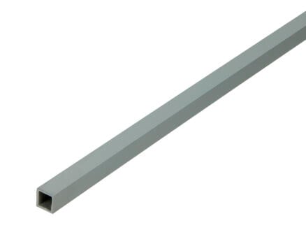 Arcansas buisprofiel vierkant 1m 10x10 mm geanodiseerd aluminium mat 1