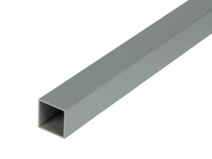 Arcansas buisprofiel vierkant 1m 20x20 mm geanodiseerd aluminium mat 1
