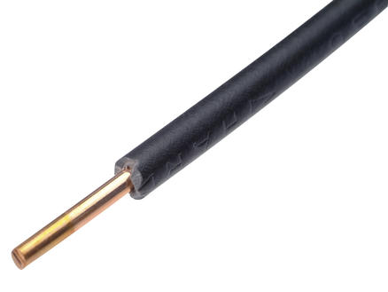 Profile câble VOB 1,5mm² 100m noir 1