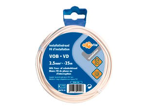 Profile câble VOB 2,5mm² 25m blanc