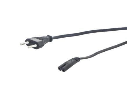 Profile câble d'alimentation AC 2m noir