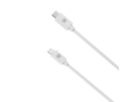 Celly câble de charge USB-C/Lightning 1m blanc 1