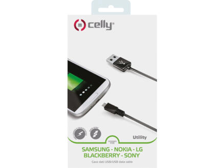 Celly câble micro-USB 1m noir 1