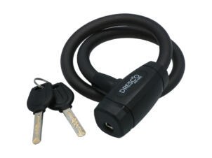 cadenas vélo câble antivol à clé 60cm