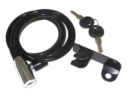 Maxxus cadenas vélo câble antivol à clé 6x150 cm avec support 1