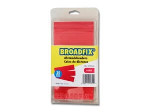 Broadfix cales d'espacement 100x28x6 mm plat 30 pièces