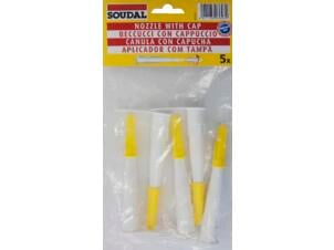 Soudal canules pour mastics lot de 5