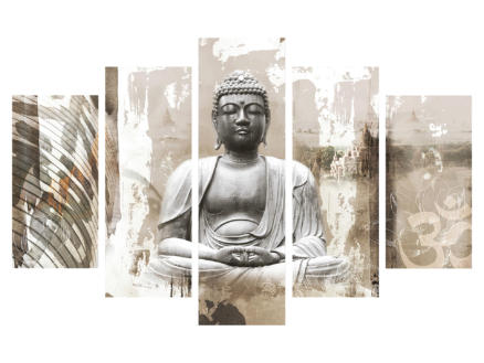 Art for the Home canvasdoek set 150x100 cm boeddha 5 stuks 1