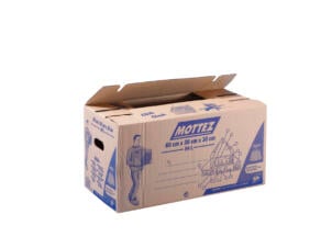 Mottez carton de déménagement 60x30x30 cm