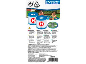 Intex cartouche de filtration H 2 pièces