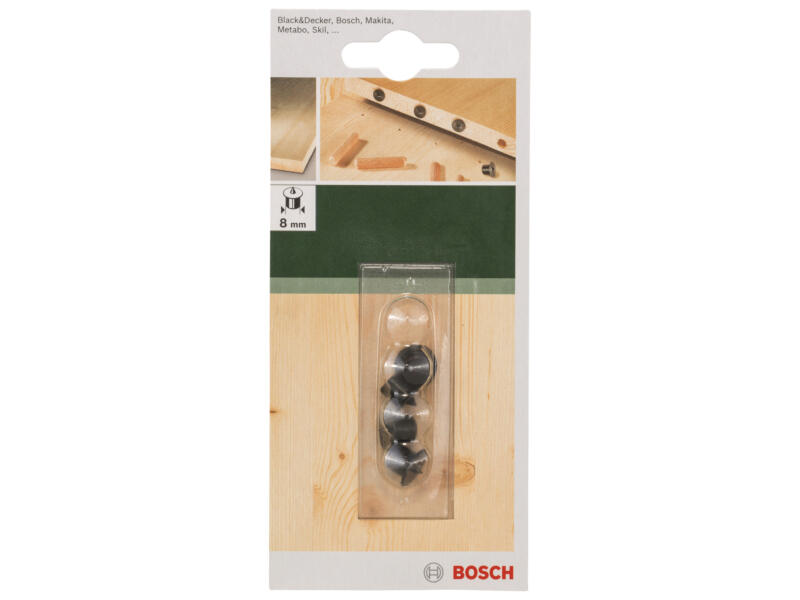 Bosch centreur de tourillons 8mm 4 pièces
