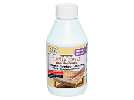 HG céruse liquide 300ml white wash 1
