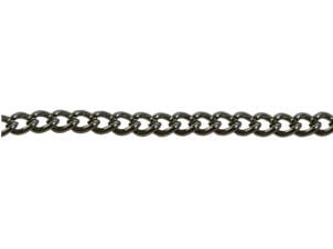 Mack chaîne gourmette torsadé 2m 2mm nickelé