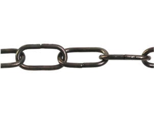 Mack chaîne lustre rond-ovale 2m finition bronze
