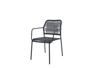 Garden Plus chaise de jardin Toulon gris