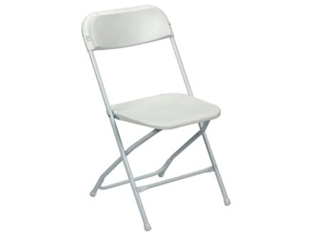 Perel chaise pliante blanc