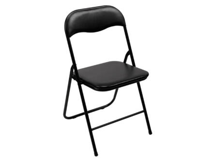 Practo Home chaise pliante noire