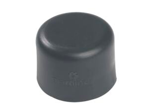 Giardino chapeau poteau rond 48mm gris