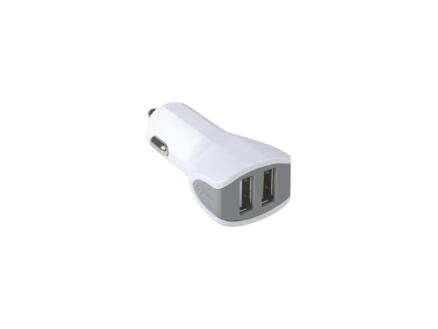 Celly chargeur USB pour voiture 3,4A dual blanc 1