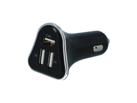 chargeur de voiture USB 12-24 V triple 1