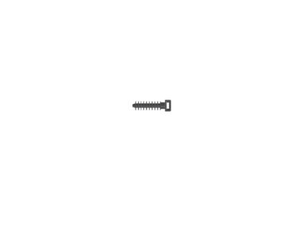 Smart cheville pour collier serre-câble matière synthétique PA 6 10x43 mm noir 1