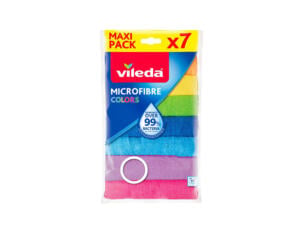Vileda chiffon en microfibre 7 pièces