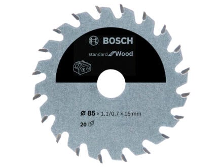 Bosch Professional cirkelzaagblad 85mm hout 20 tanden 1