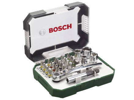 Bosch clé à cliquet coffret de 26 pièces