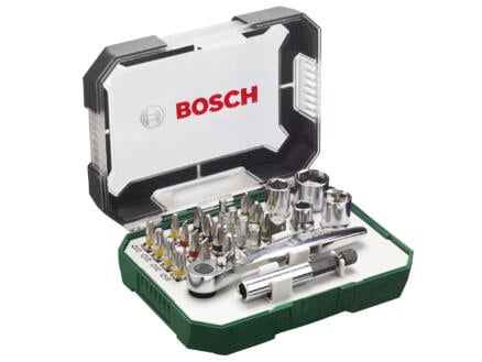 Bosch clé à cliquet coffret de 26 pièces 1