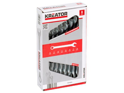 Kreator clé mixte 8-19 mm set de 8 pièces 1