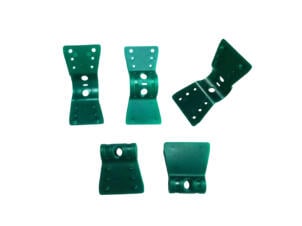 clips filet brise-vue 20 pièces vert