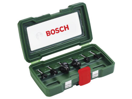 Bosch coffret de fraises HM 6mm 6 pièces 1