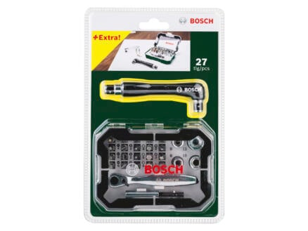 Bosch coffret d'embouts + clé à cliquet 26 pièces 1