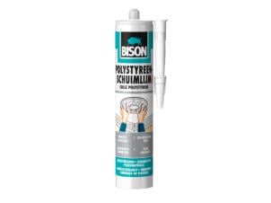 Bison colle polystyrène 310ml blanc