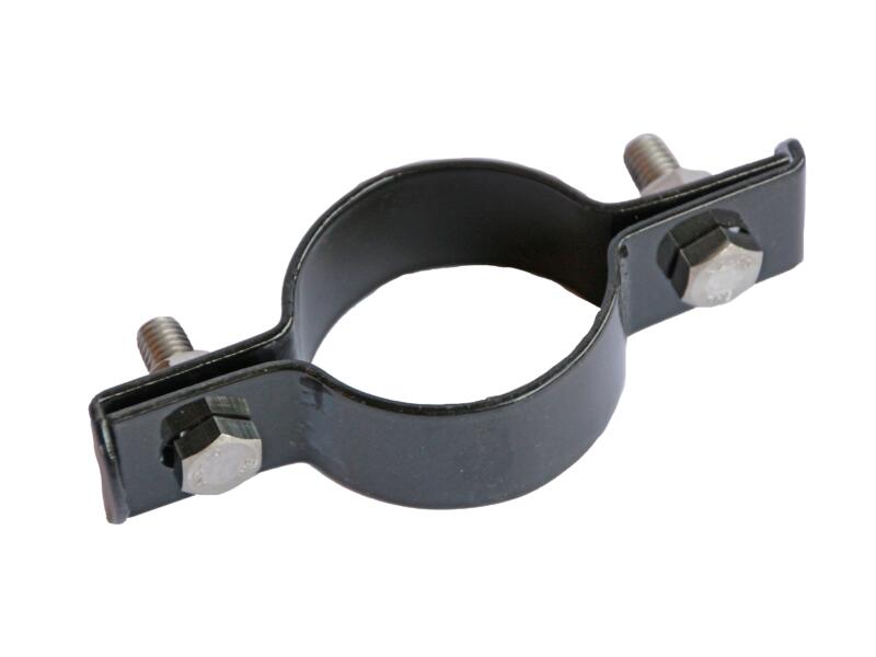 Ancre sur platine pour poteaux en bois ronds - D10/15cm Ancre sur platine pour poteaux en bois ronds - D10/15cm