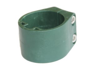 Giardino collier de serrage poteau profilé 48mm 6 pièces vert
