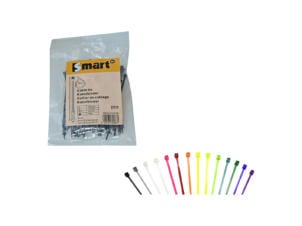 Smart collier serre-câble 200x4,8 mm vert 100 pièces