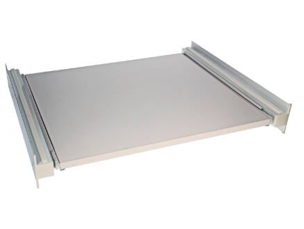 combirand en waslade 53x60x15 cm aluminium