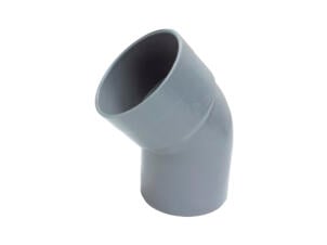 Scala coude 45° SG MF 75mm PVC gris