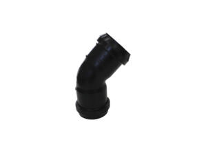 Scala coude sanitaire 45° FF 40mm polypropylène noir