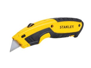 Stanley couteau rétractable Soft Grip + 3 lames de rechange